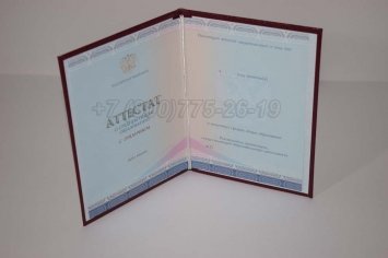 Аттестат За 11 Класс 2015г Золото СпецБланк в Иркутске