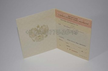 Аттестат За 11 Класс 2000г в Иркутске