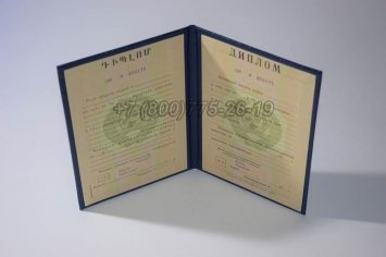 Диплом о Высшем Образовании Армянской ССР в Иркутске